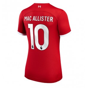Lacne Ženy Futbalové dres Liverpool Alexis Mac Allister #10 2023-24 Krátky Rukáv - Domáci
